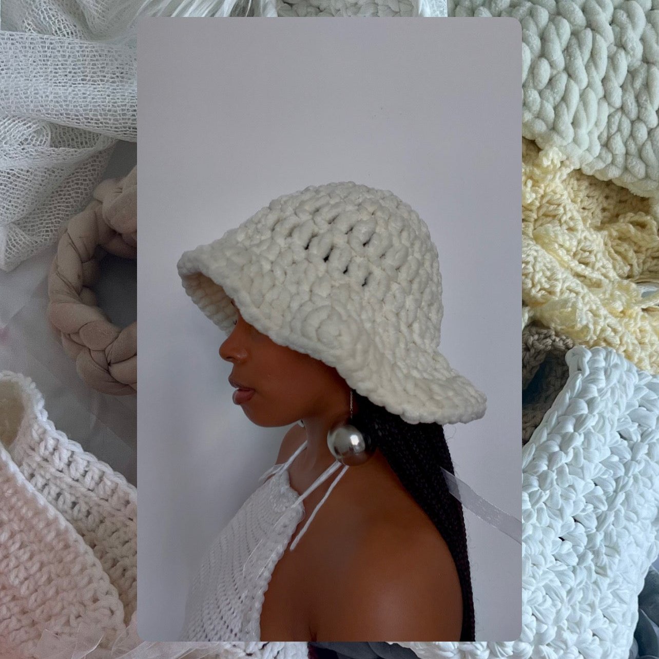 Fluffy Chunky Knit Hat