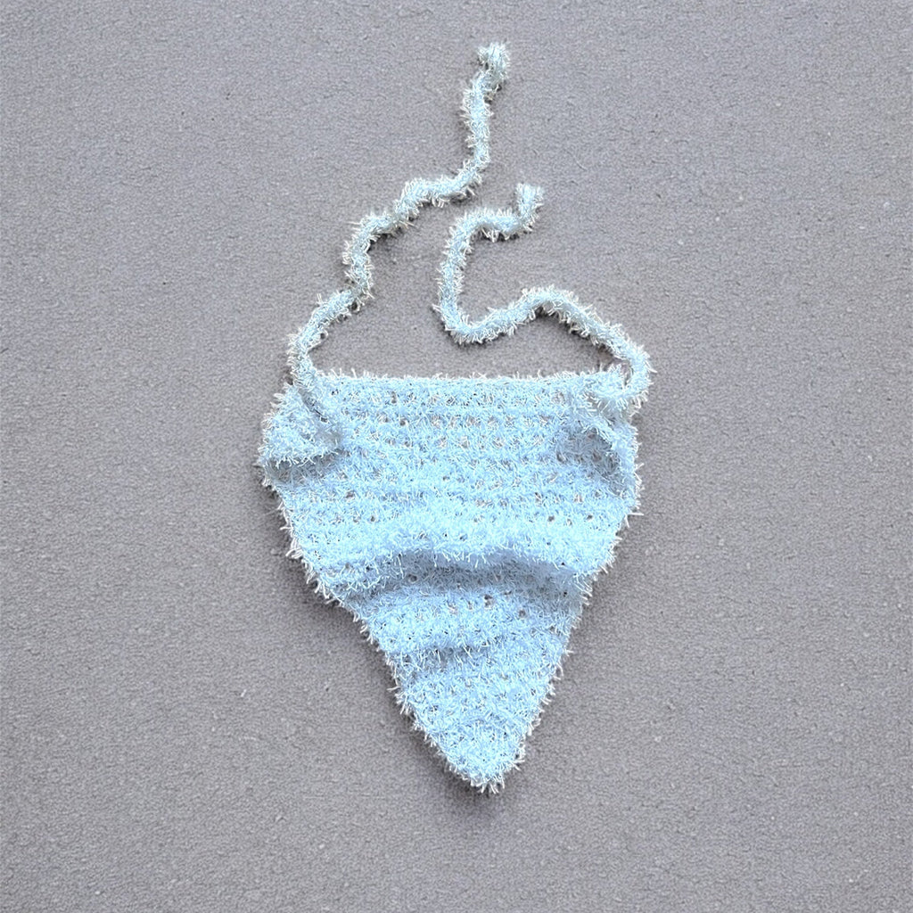 Crochet Textured Twist Kerchief
