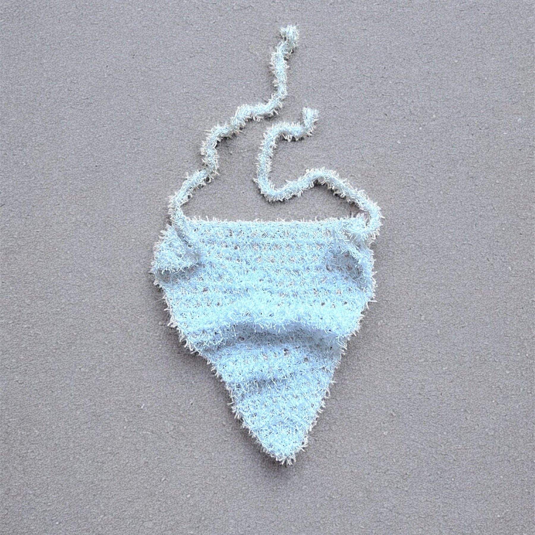 Crochet Textured Twist Kerchief