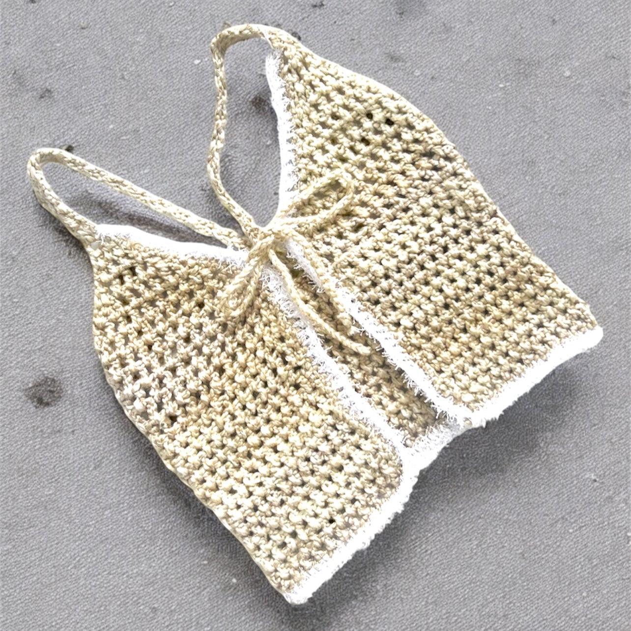 The Textured Daisy Fringe Knit Top