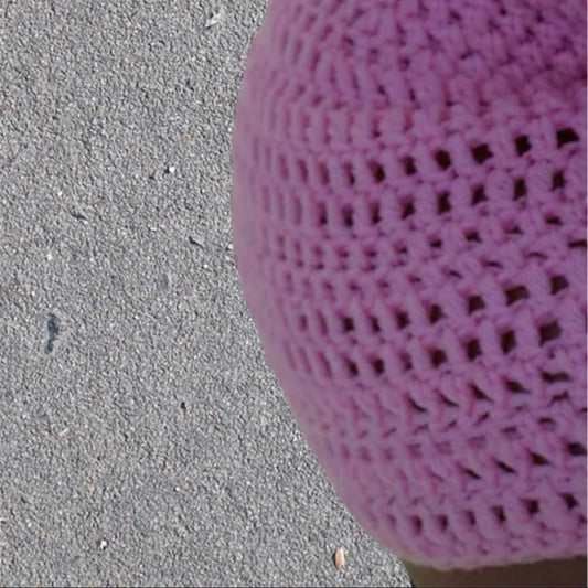 Mini Crochet Skirt in Pink
