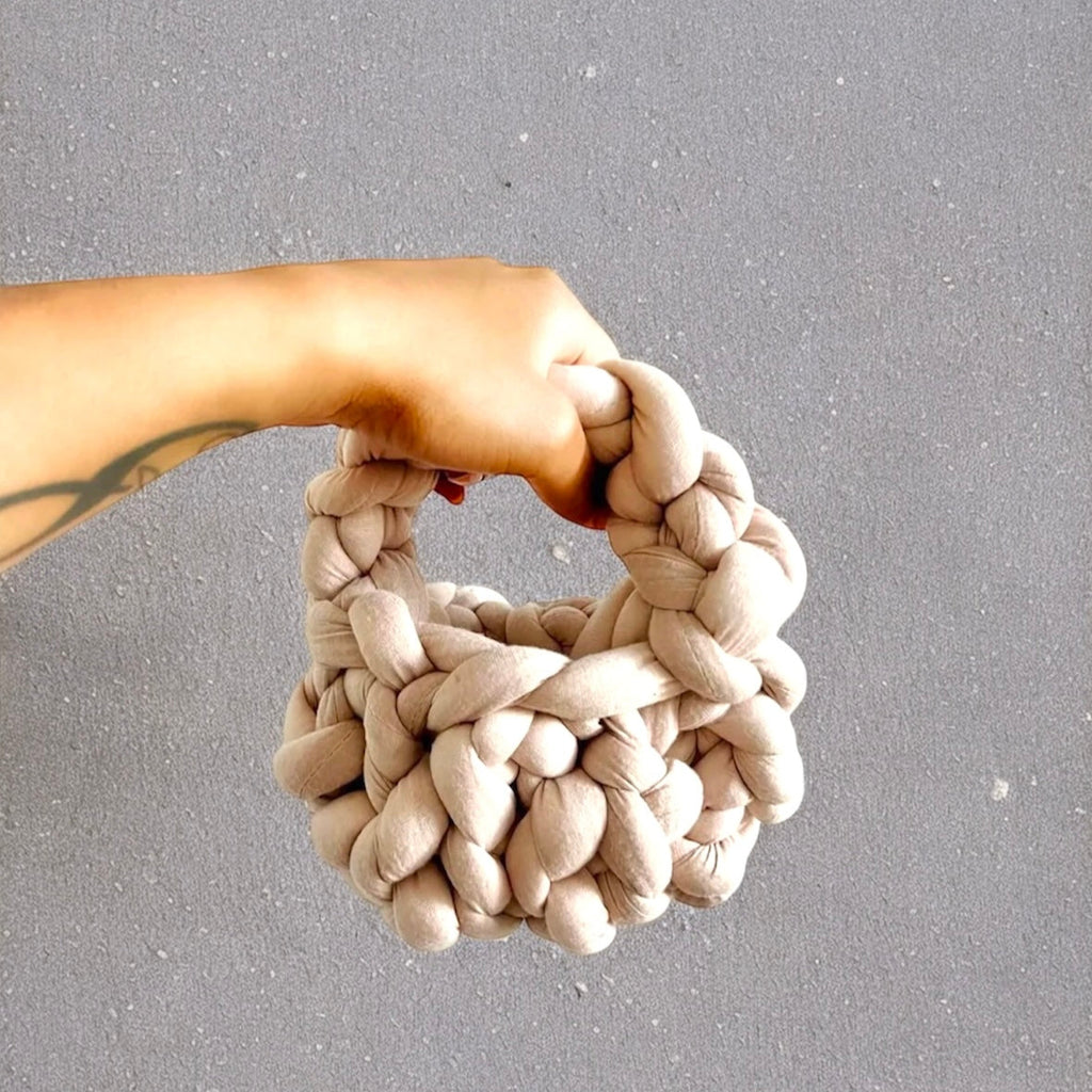 Mini Mel Chunky Knit Bag