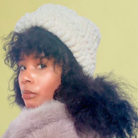 Oversize Fluffy Knit Beanie