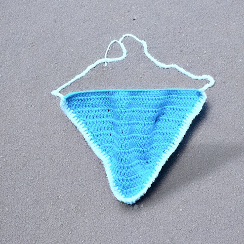 Blue Sky Crochet Kerchief