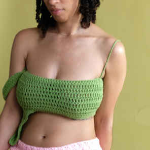 May Crochet Cropped Top